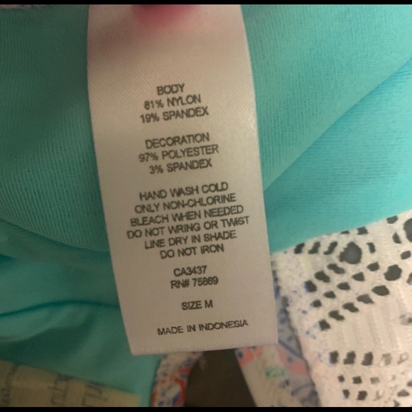 NWT GOSSIP Mandala Design Hipster Bikini Swim Bathing Suit Bottoms M - Picture 7 of 7